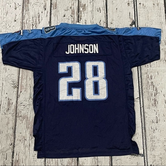 Kids Boys Chris Johnson Tennessee Titans Reebok NFL Football Jersey - Picture 2 of 4